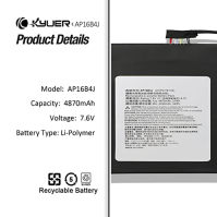 Baterie do notebooku K KYUER AP16B4J pro Acer Aspire Switch Alpha 12 SA5-271 Switch 5 SW512-52 Switch 7 SW713-51GNP SA5-271-30MS